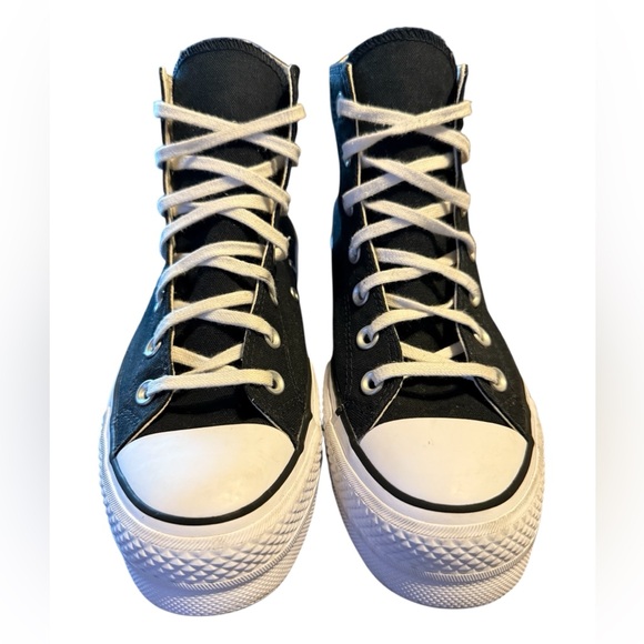 Converse Chuck Taylor Black High-Top Sneakers for Women - Picture 2 of 10